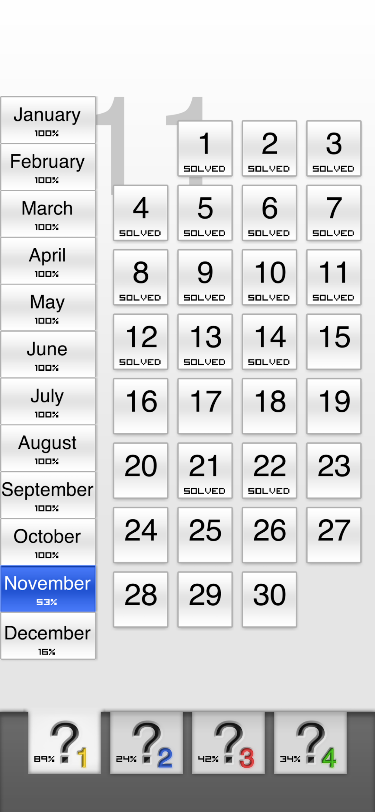 A Year of Riddles