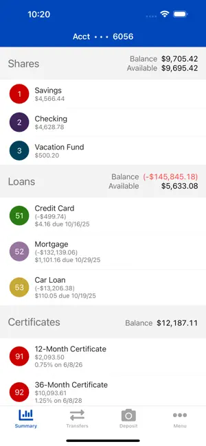 First Central Credit Union screenshot 2