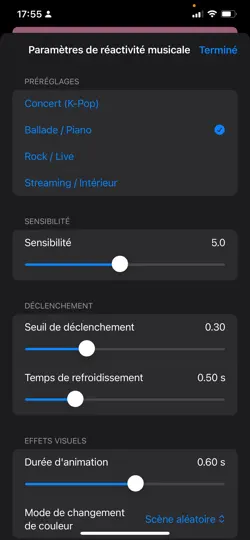 Capture d'écran de WaveRhythm sur iPhone 3