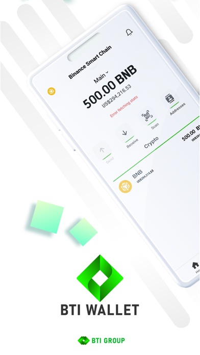BTI Wallet Screenshot