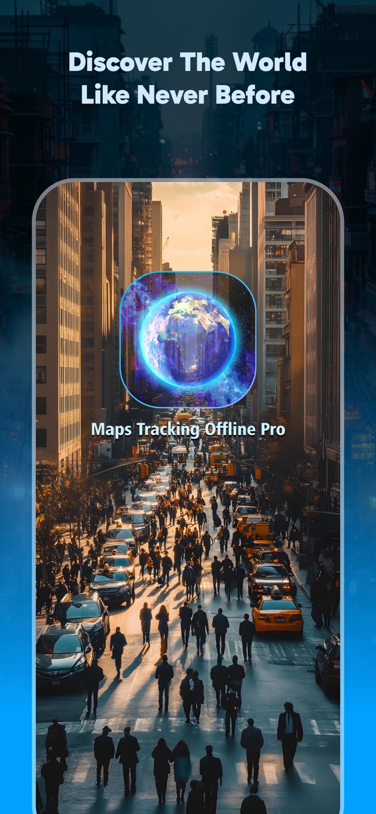 Maps Tracking Offline Pro iphone screenshot 1