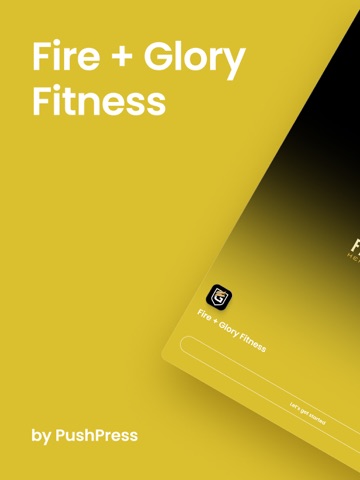Fire + Glory Fitness iPad screenshot
