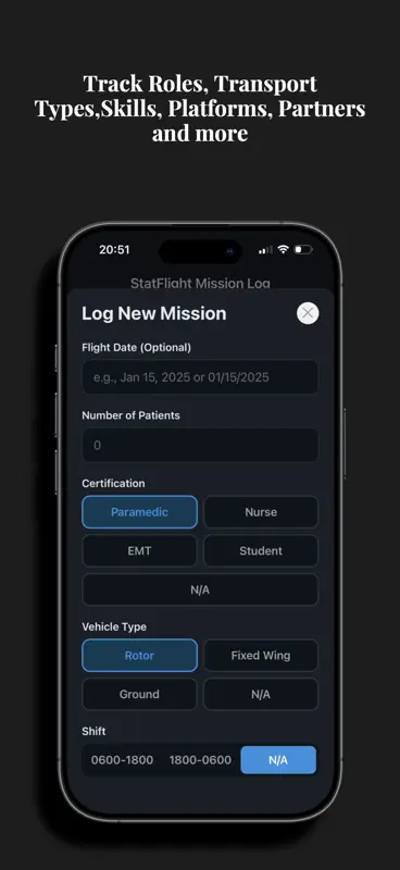 StatFlight Mission Log screenshot 5 of 10