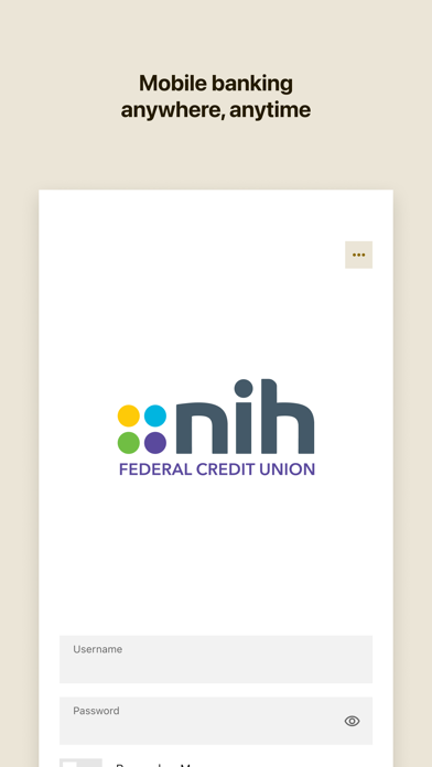 Screenshot #1 pour NIH Federal Credit Union