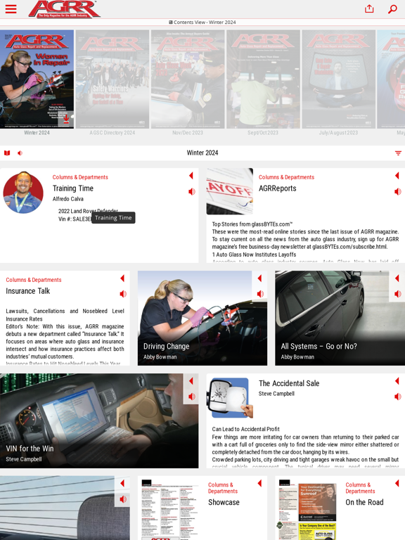 AGRR Mag iPad screenshot 7 - News app