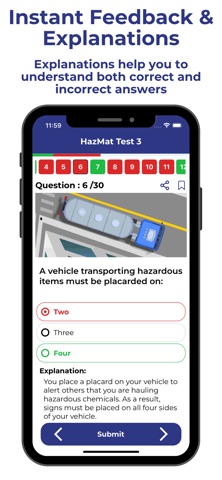 Virginia CDL Permit Test iPhone screenshot