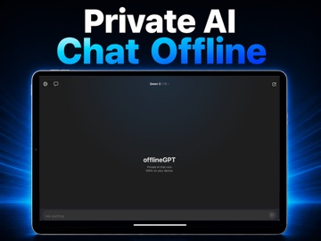 Offline GPT App iPad screenshot