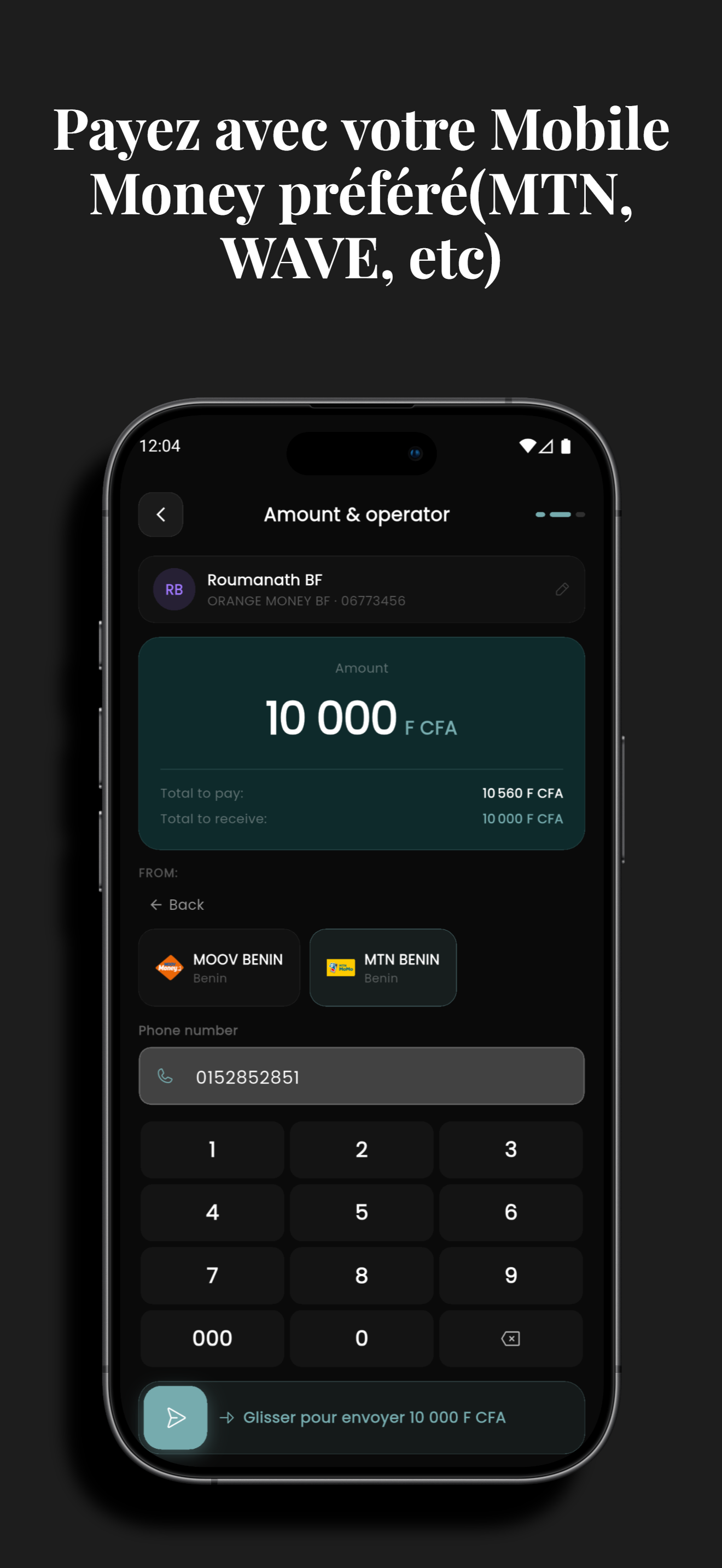 Orafinx – Transfert Mobile