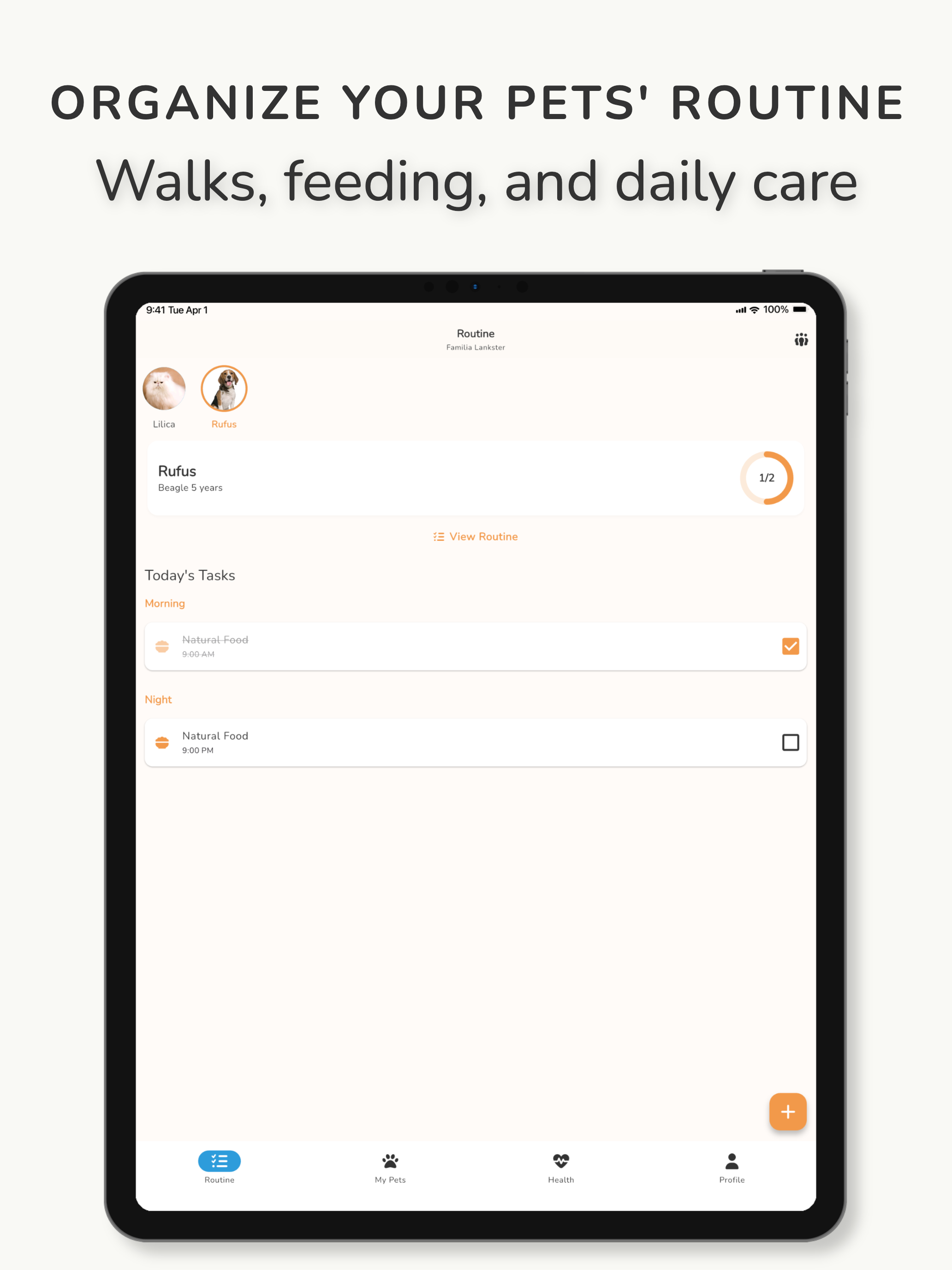 Paws & Routine: Pet Planner
