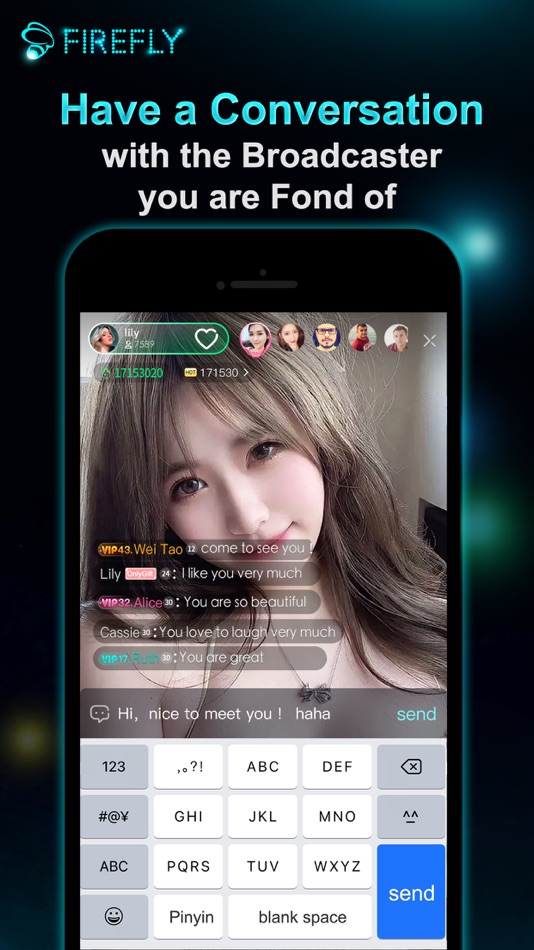 #5. FIREFLY LIVE - Go Live Stream (iOS) By: FIREFLY LIVE PTE LIMITED