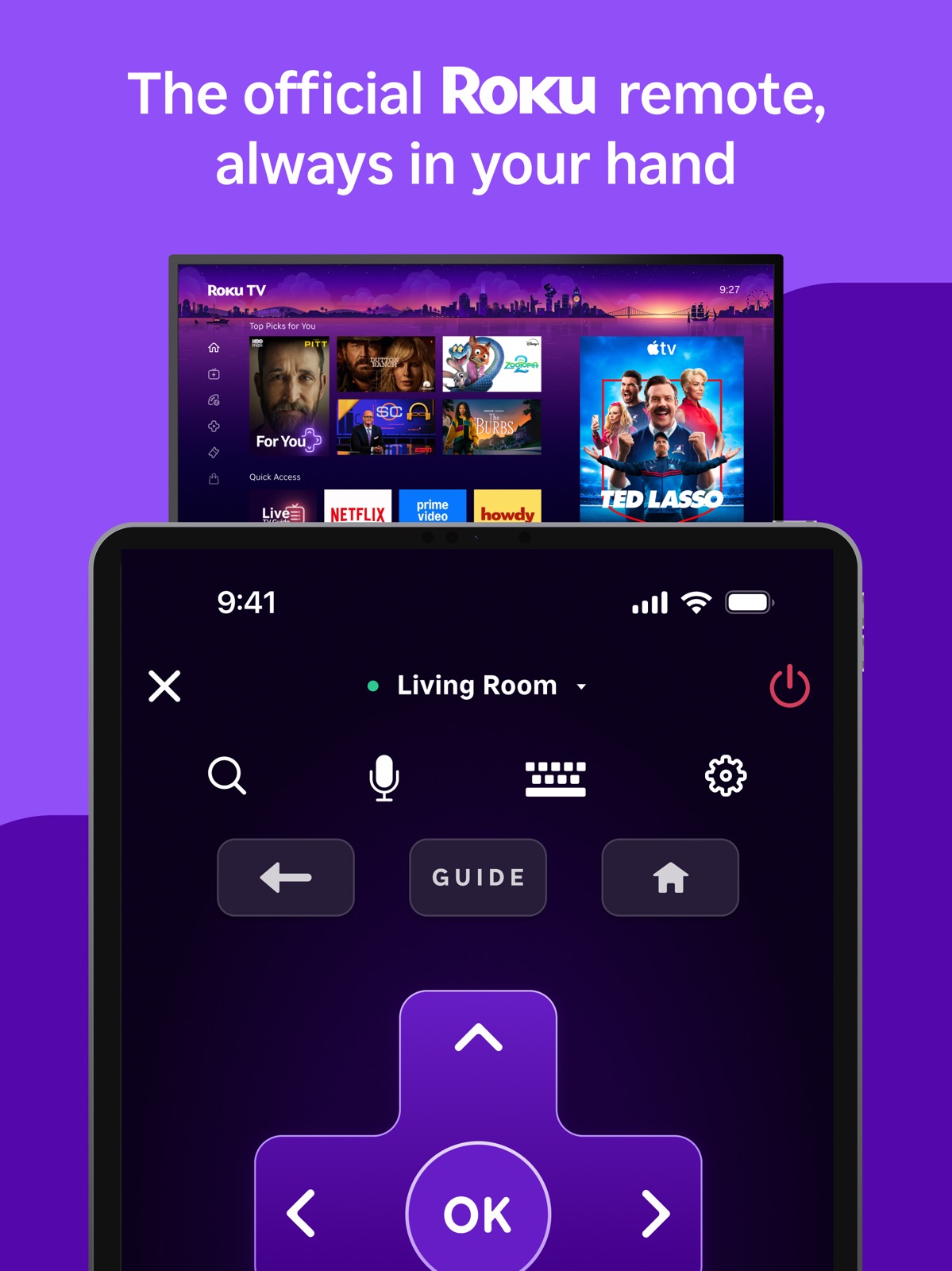 Roku Remote (Official) ipad screenshot 2