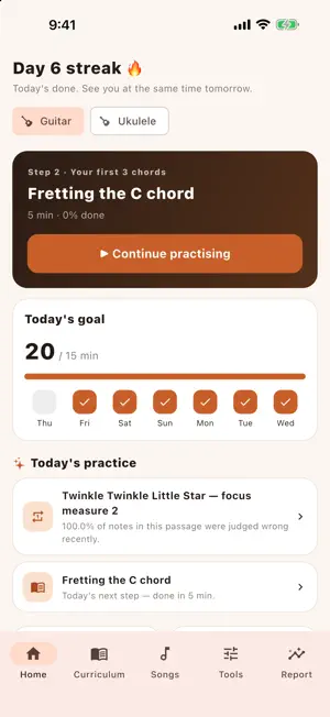 Fretwise - Learn Guitar Chords screenshot 1