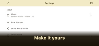 Baritone Trainer Screenshot 5 of 8
