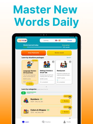 Rico Learn Words & Languages iPad screenshot 3