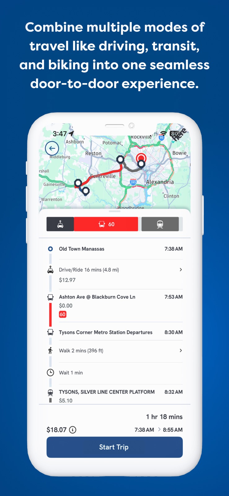GoMyWayVA® - NoVA Commuter App iphone screenshot 4