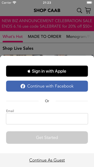 SHOP CAAB Screenshot 1 - AppWisp.com SHOP CAAB Screenshot 1 - AppWisp.com