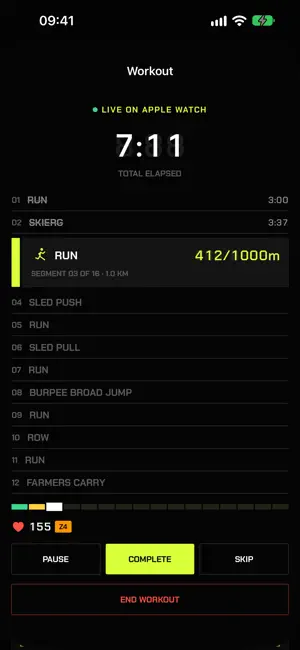 RunStation: HYROX Timer screenshot 4