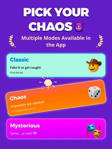 Imposter Game: Spy — PartyPass iPad screenshot