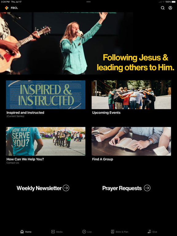 FBC Loganville iPad screenshot 1 - Education app
