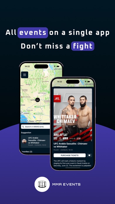MMAEvents Screenshot