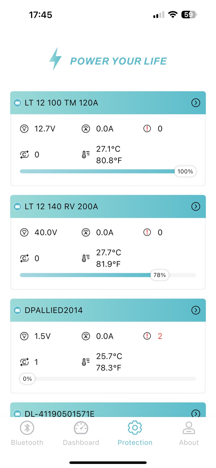 BATTERY BT iphone screenshot 4