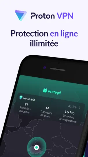 Capture d'écran de Proton VPN: Privé Et Rapide sur iPhone 1