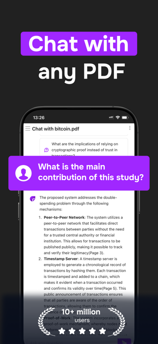 ChatPDF - Chat PDF AI Screenshot 1 of 3