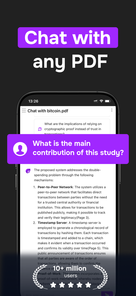 ChatPDF - Chat PDF AI screenshot 1