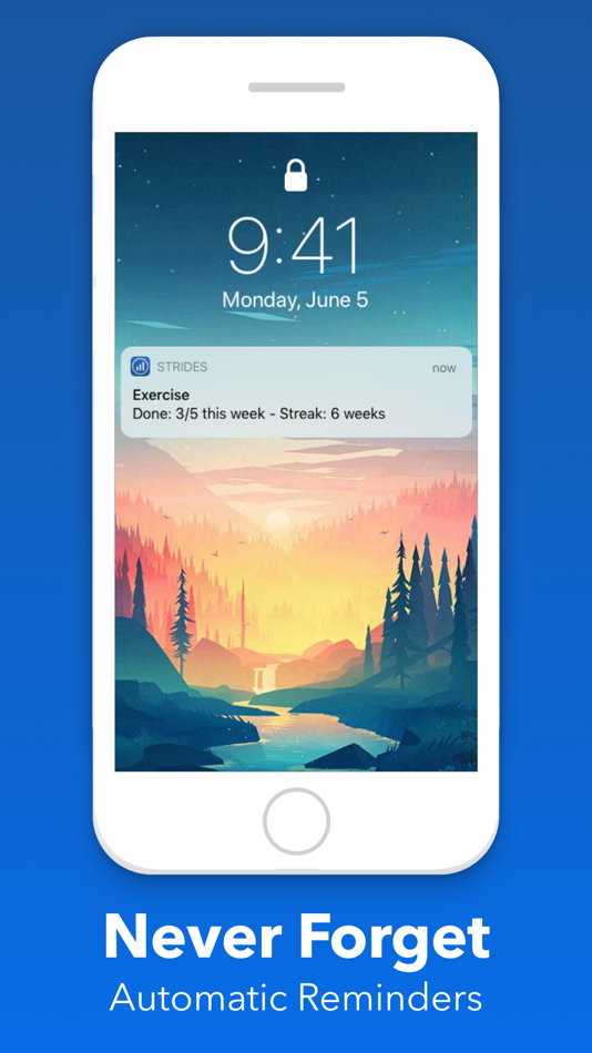 #5. Strides: Habit Tracker + Goals (iOS) By: Goals LLC