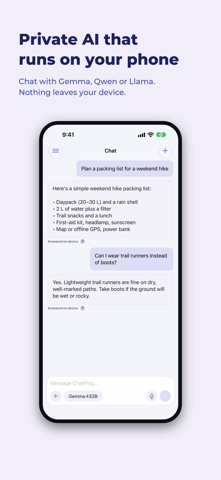 ChatPing: AI Chat & Assistant Screenshot 1 of 8