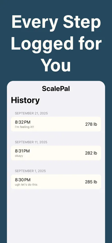 ScalePal: Weight Tracker screenshot 4