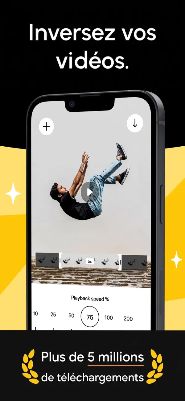 Screenshot #1 pour Reverse Vid: Video a L'Envers