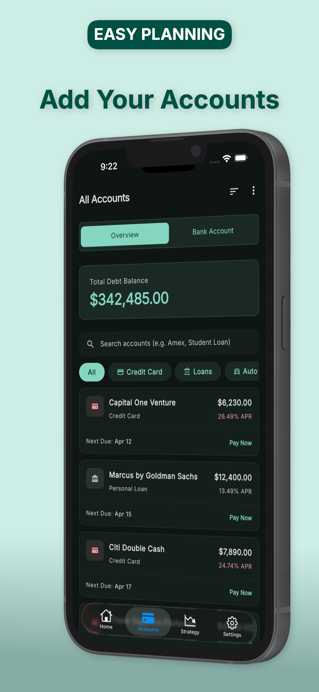 Screenshot 2 of Saldar: Debt Payoff Tool