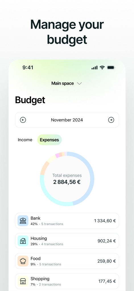 Treeview - Budget & Expenses - Finance App | MWM