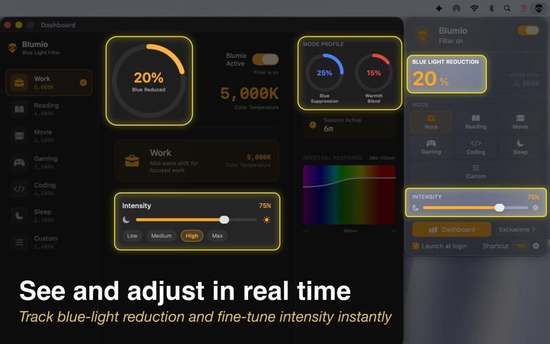 Blumio – Blue Light Filter screenshot
