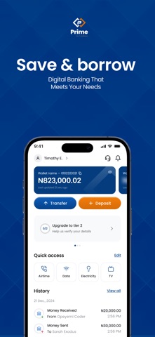TrustBanc Prime Pro screenshot