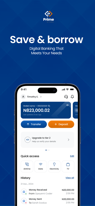 TrustBanc Prime Pro Screenshot 3 of 5