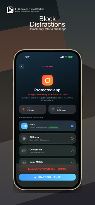FLX: Screen Time Blocker Screenshot 1 of 5