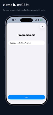GymPath: Workout Tracker / Log iPhone screenshot
