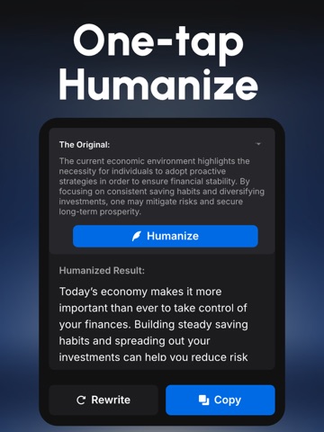 NotGPT: AI Detector & Humanize iPad screenshot