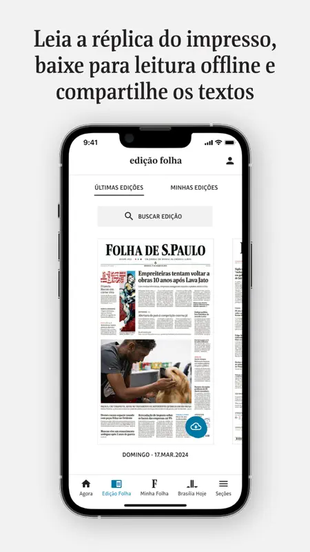 Folha de S.Paulo screenshot 2 of 5