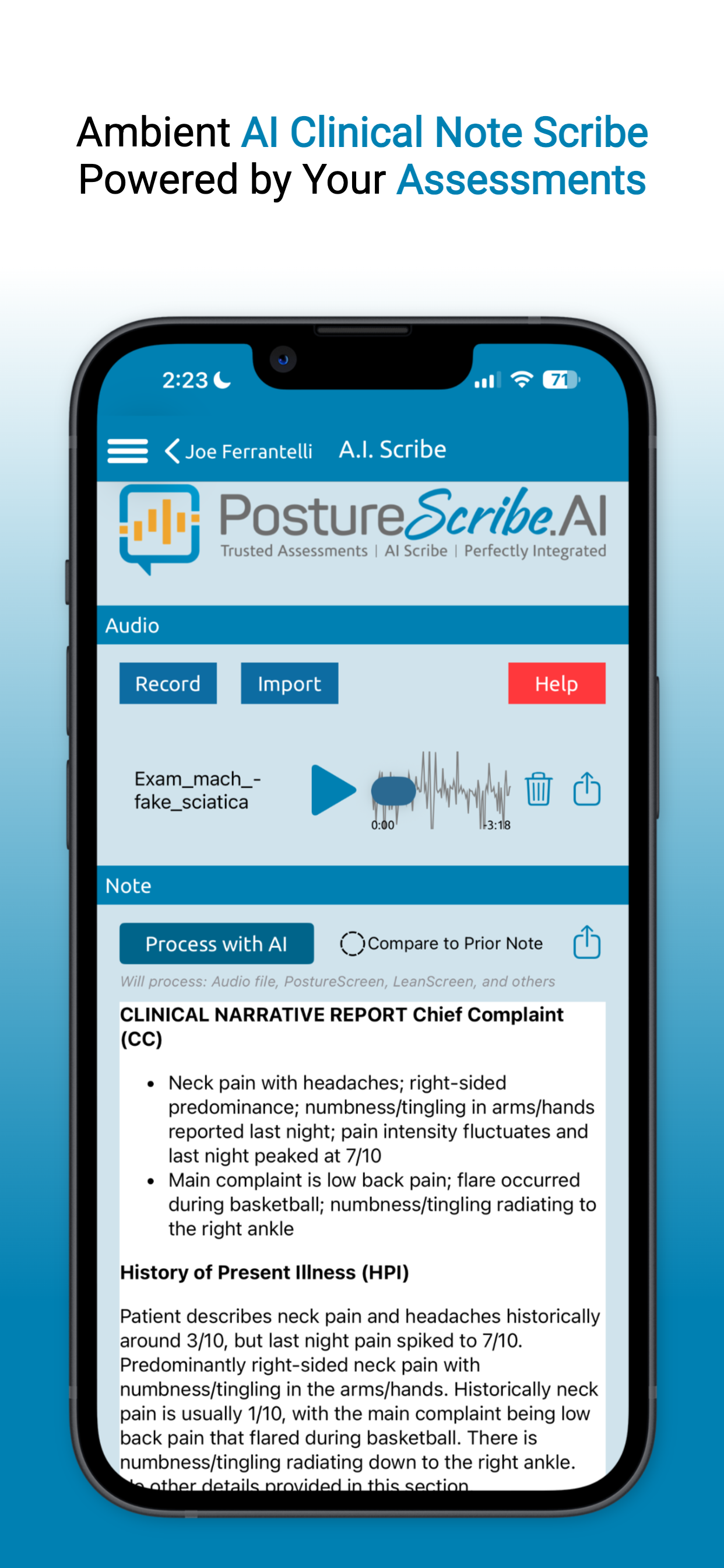 PostureScreen Mobile