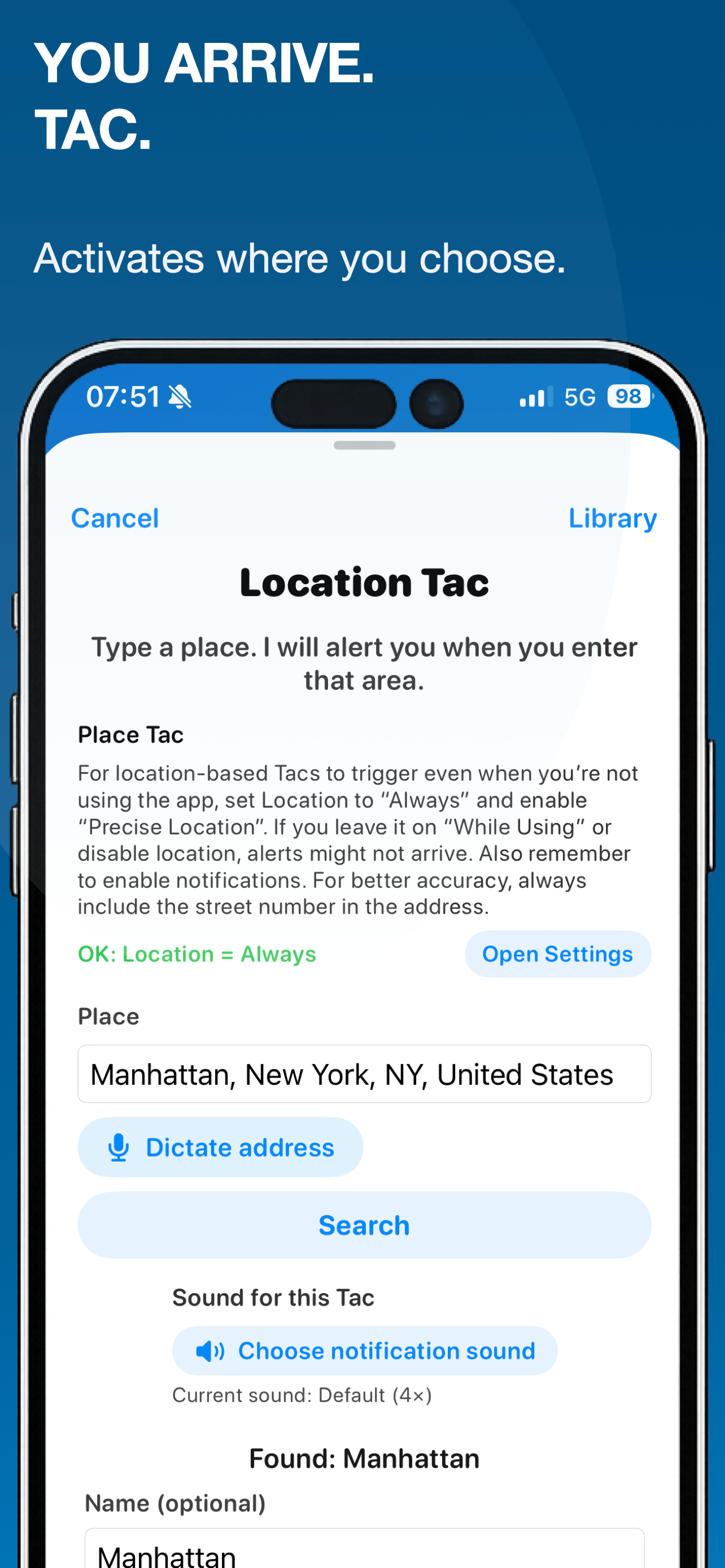 Tac! - Voice Reminder
