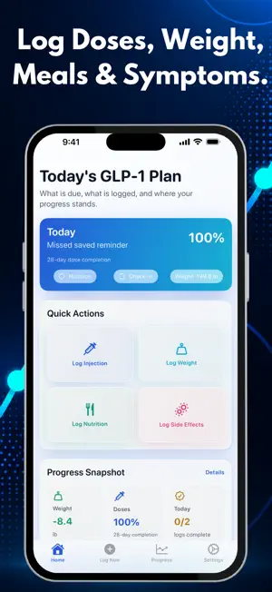 GLP-1 & Peptide Shot Tracker screenshot 2