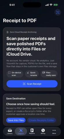 Receipt to PDF Screenshot 5 of 5