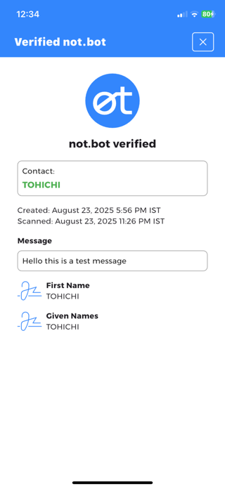 not.bot Screenshot 6 of 8
