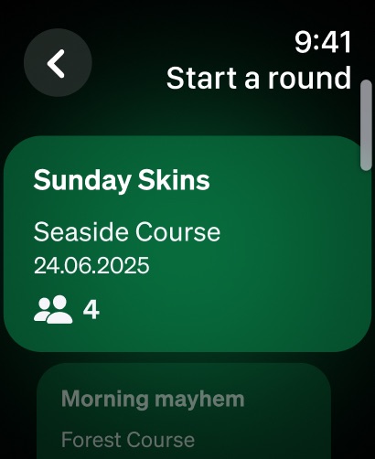 Apple Watch screenshot