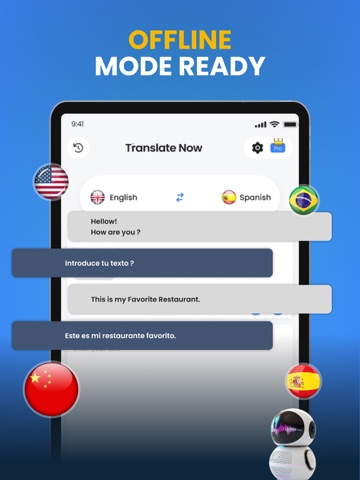 Translate: Voice & Camera App iPad screenshot