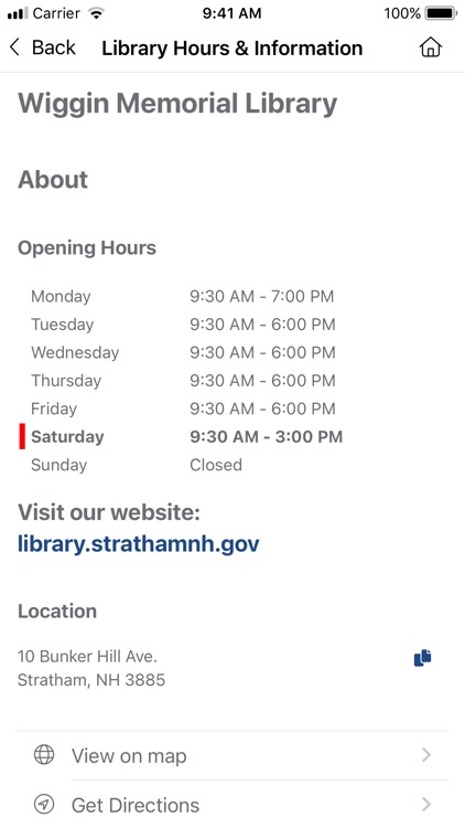 Wiggin Memorial Library screenshot-4