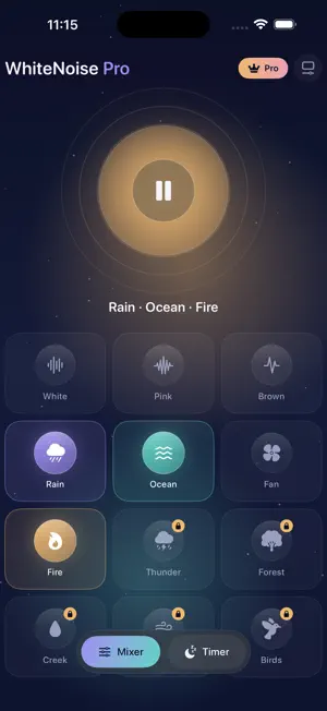 WhiteNoise Pro - Sleep Sounds screenshot 1